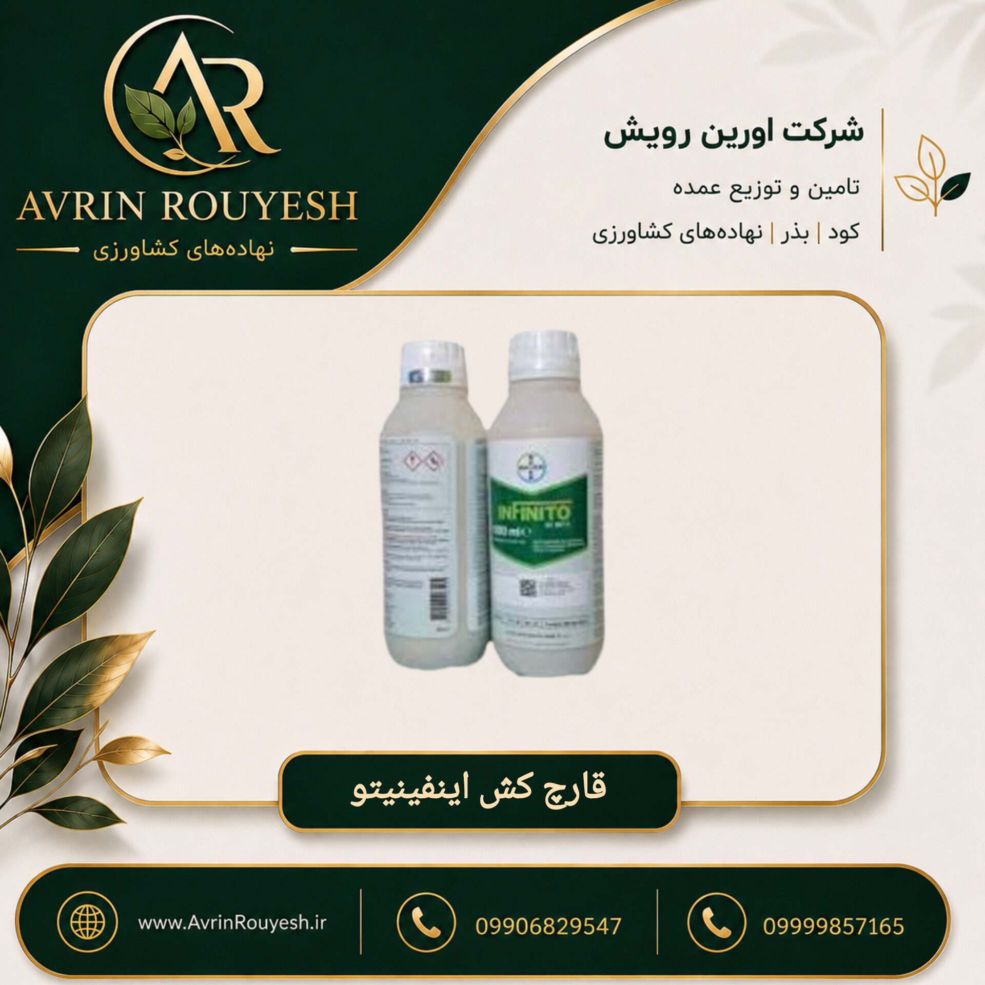 سم قارچ‌کش اینفینیتو بایر آلمان 1 لیتری